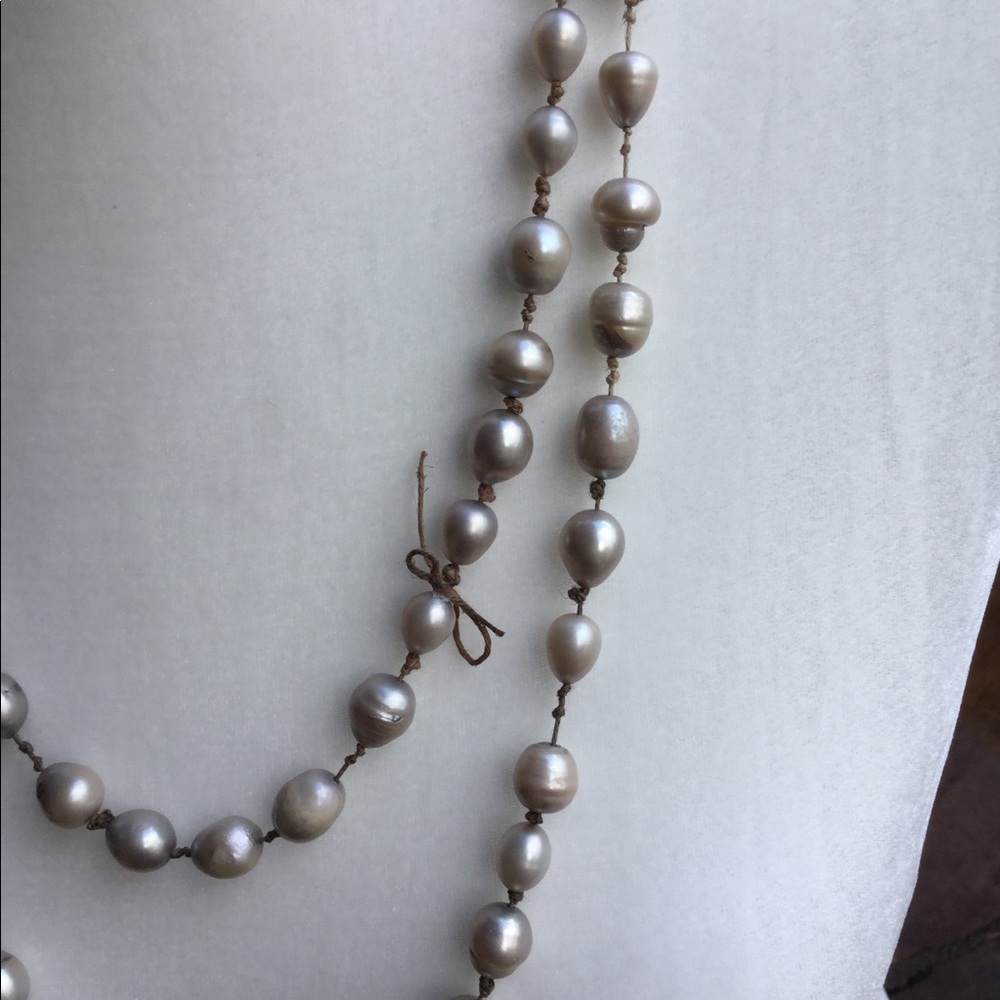 Hand made freshwater cultured pearl necklace